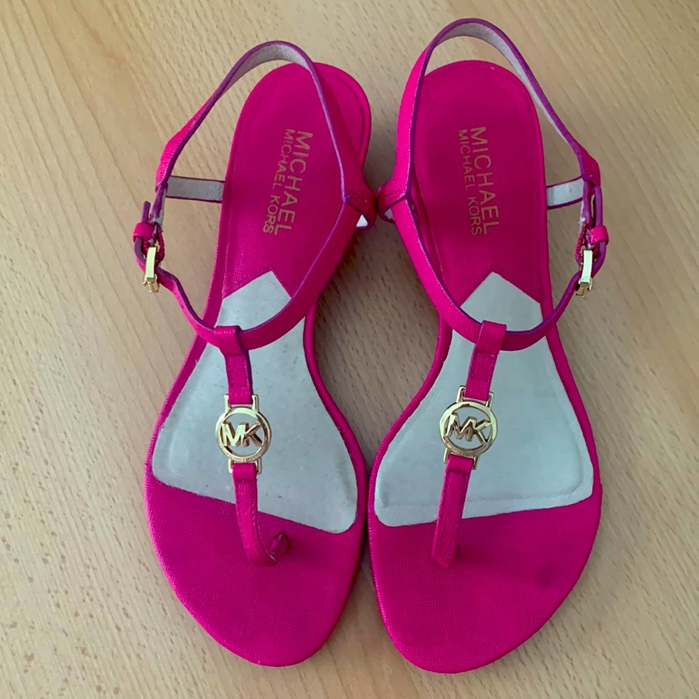 Michael Kors small wedge sandal.